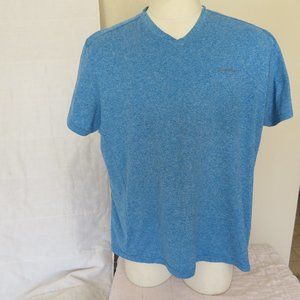Eddie Bauer Blue V-Neck T-Shirt